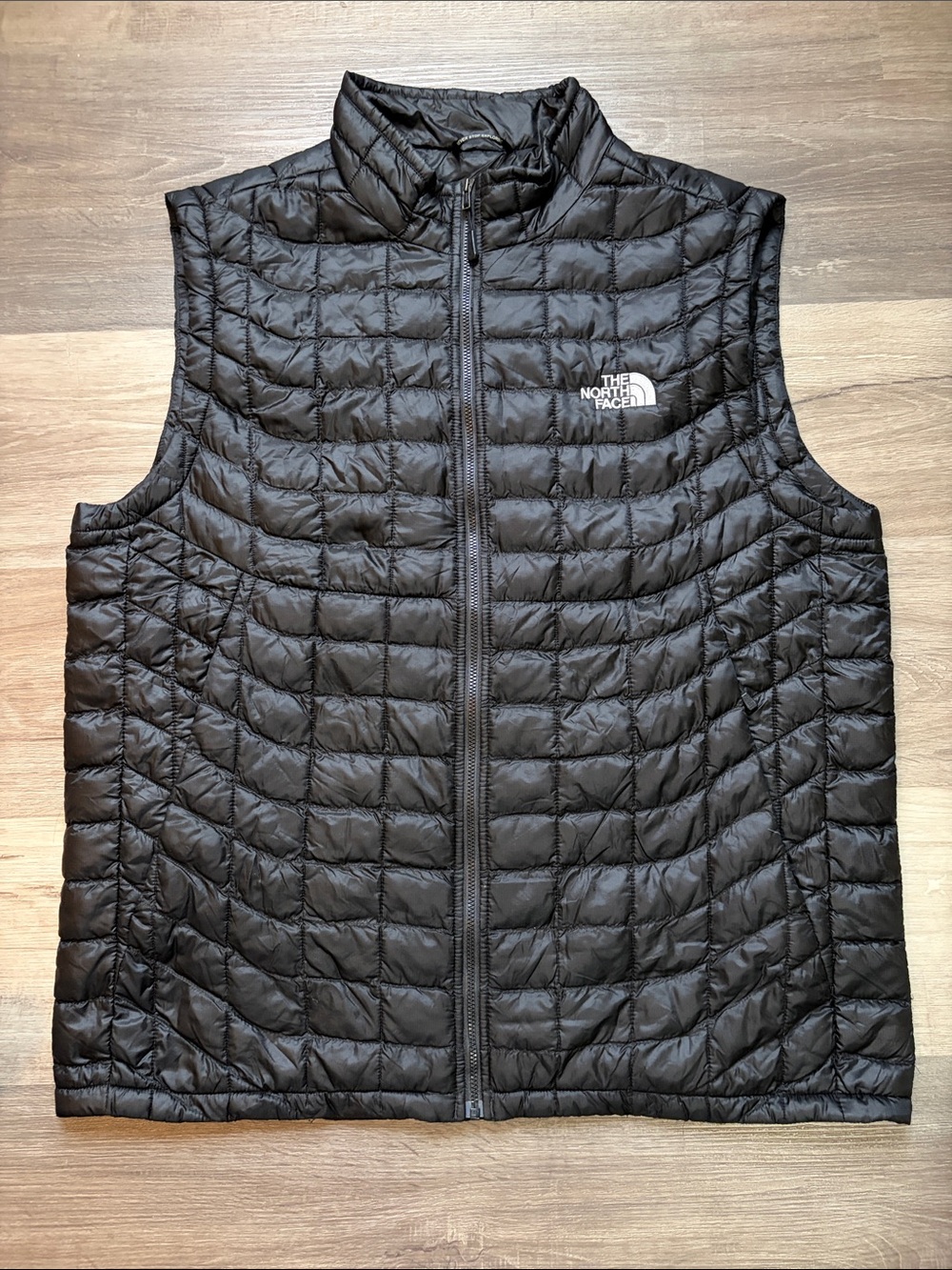 The North Face Black Quilted Men's Vest Size L